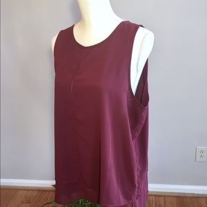 ⭐️GAP WMN BLOUSE sz XL Burgundy LIKE NEW